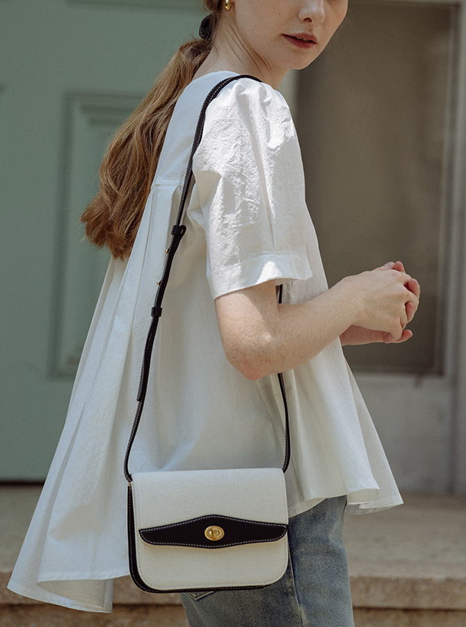 SM049 - Sơmi peplum rã mảnh