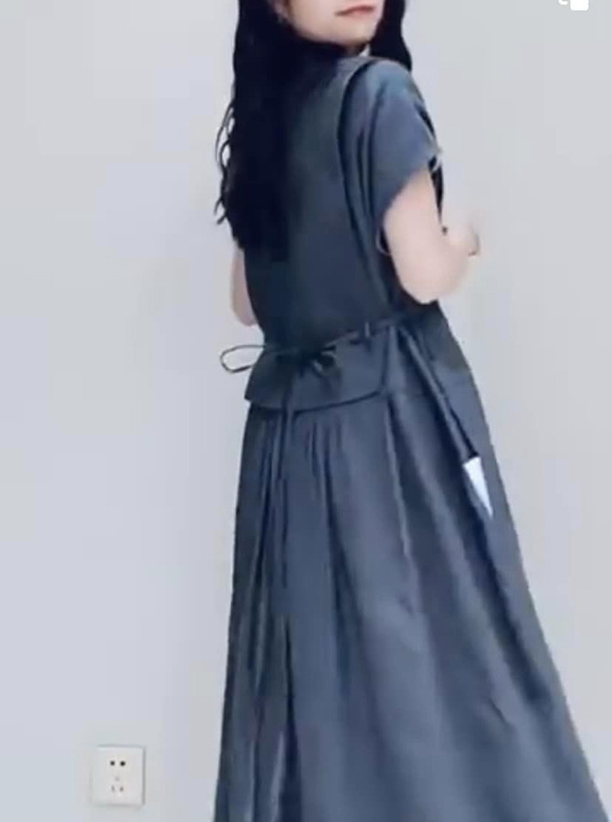 WW091 - Maxi babydoll eo x? + ghile th?t dây