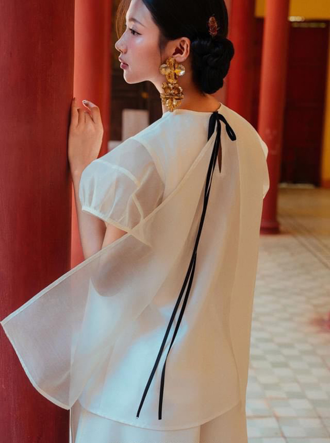 SM047 - Áo tay nối lồng đèn Ding Dang