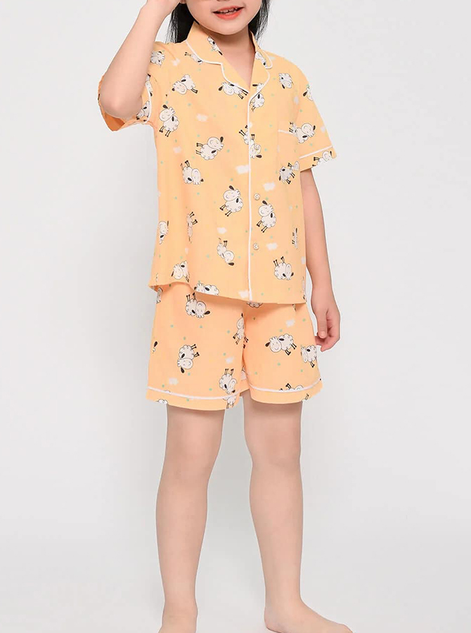 KR119 - Bộ pijâm cộc tay unisex