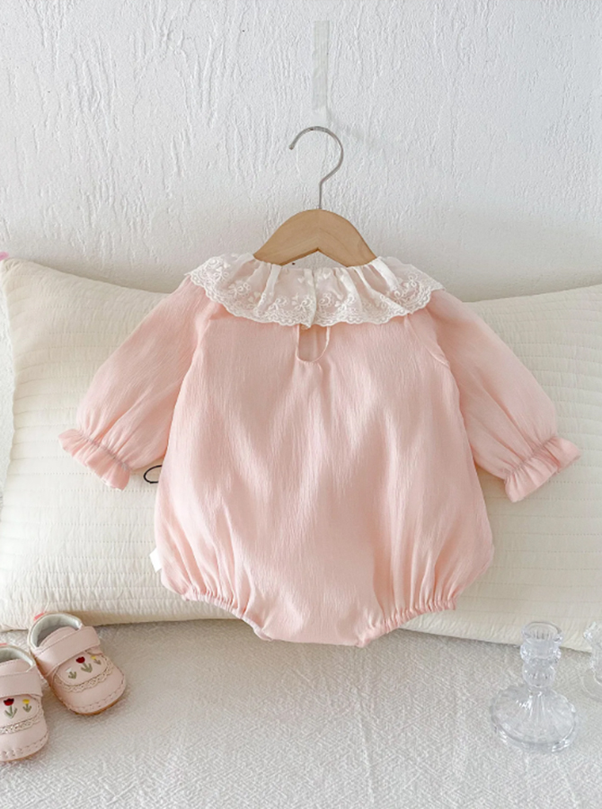 NB005 - Romper tiểu thư tay dài