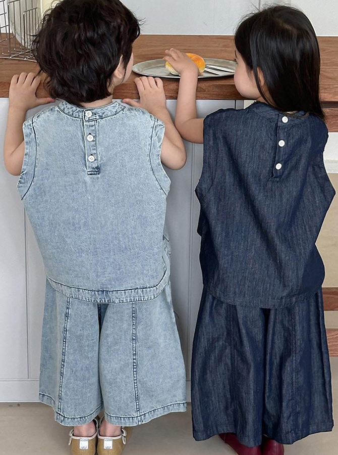 KR126 - Áo nẹp, cổ kiềng + quần thụng 4 mảnh