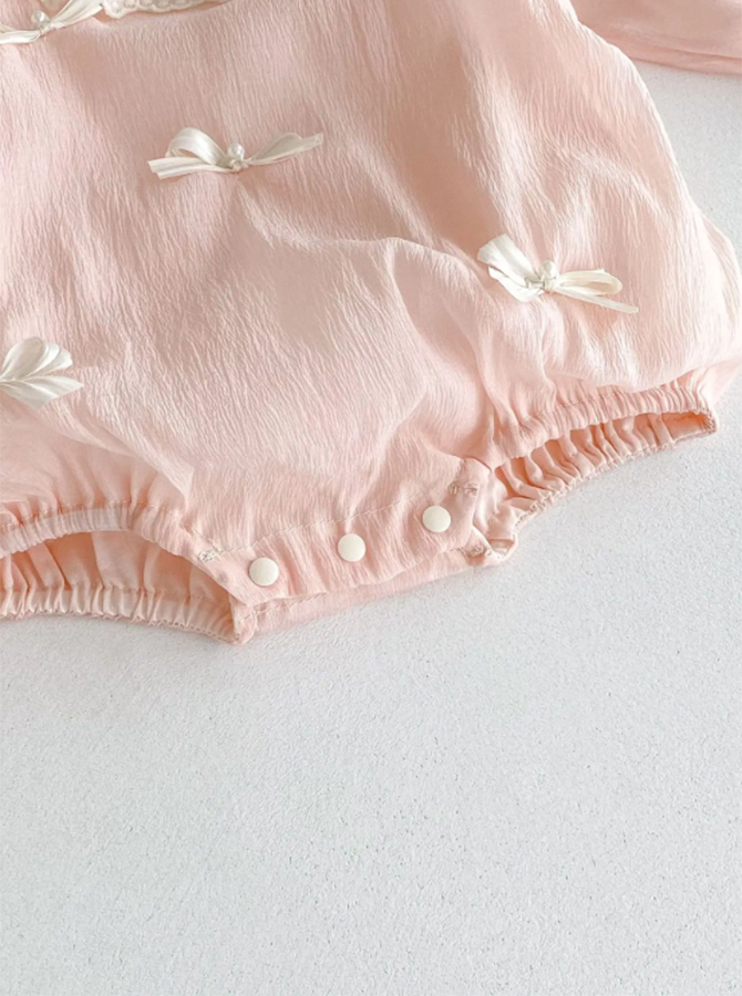 NB005 - Romper tiểu thư tay dài