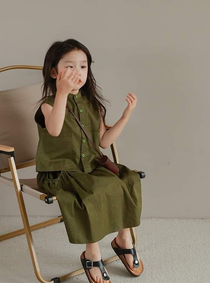 30132 - Set áo túi l?n kèm váy túi nhún