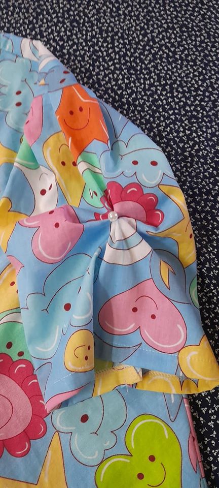 DC040 - Bộ tay phồng Áo dáng swing / Đào Đức