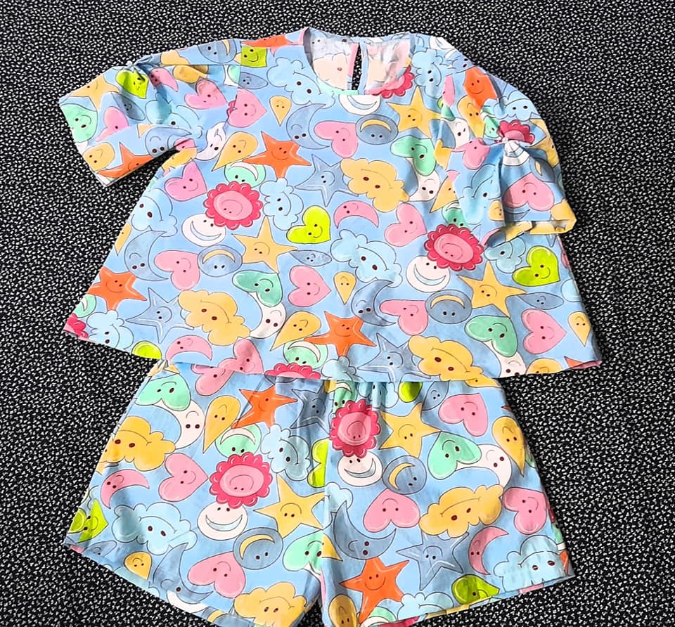 DC040 - Bộ tay phồng Áo dáng swing / Đào Đức