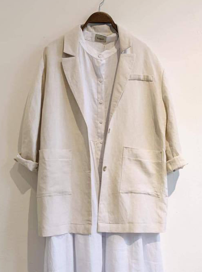 30068 - Khoác Blazer dáng r?ng simplest