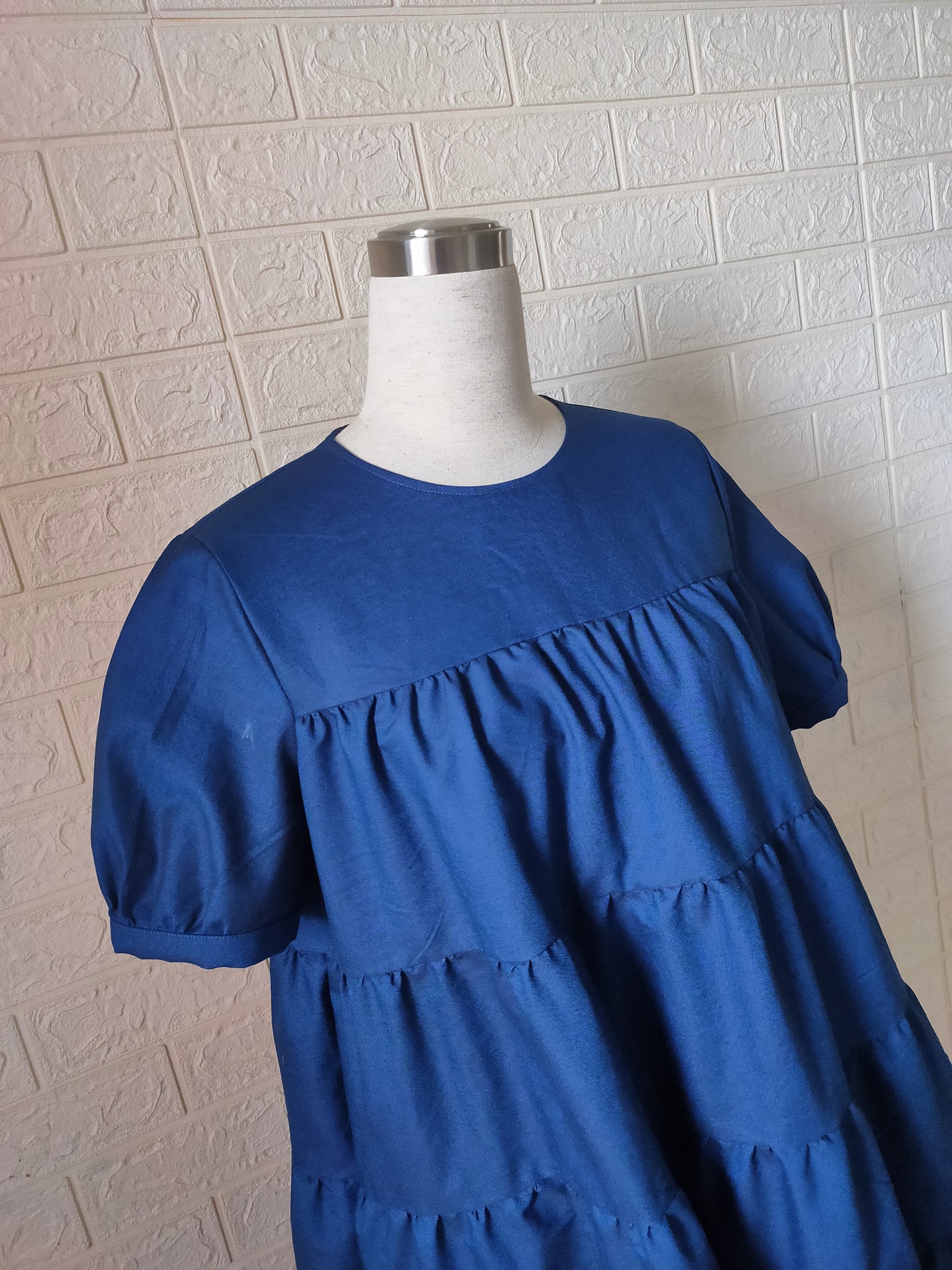 30081 - Đầm Babydoll maxi / Đào Đức