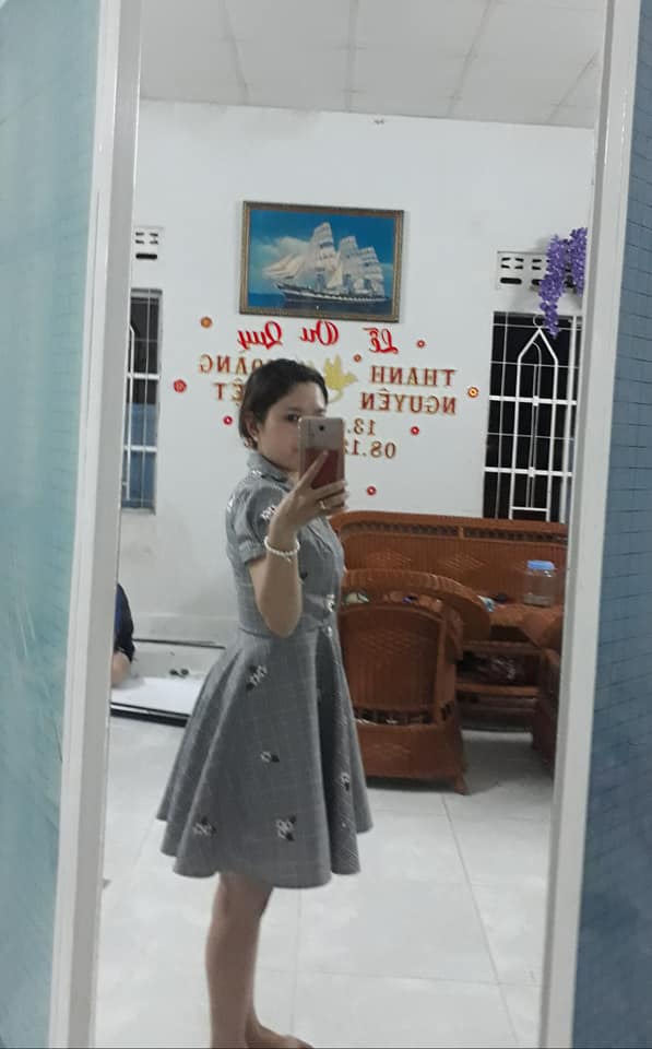 DC008 - Đầm Cổ bẻ Vạt đắp - Women / Đào Đức
