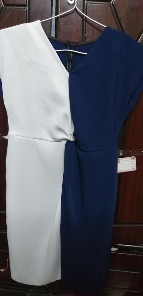 DC024 - Đầm xoắn eo lệch / Đào Đức