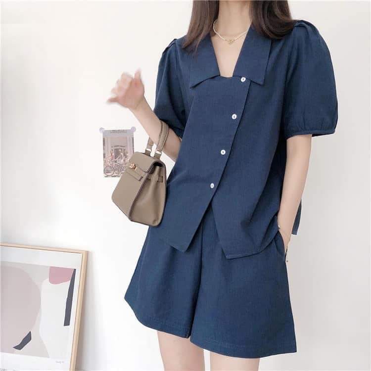 G0004 - Set Summer Áo vạt chéo / Vit Bau