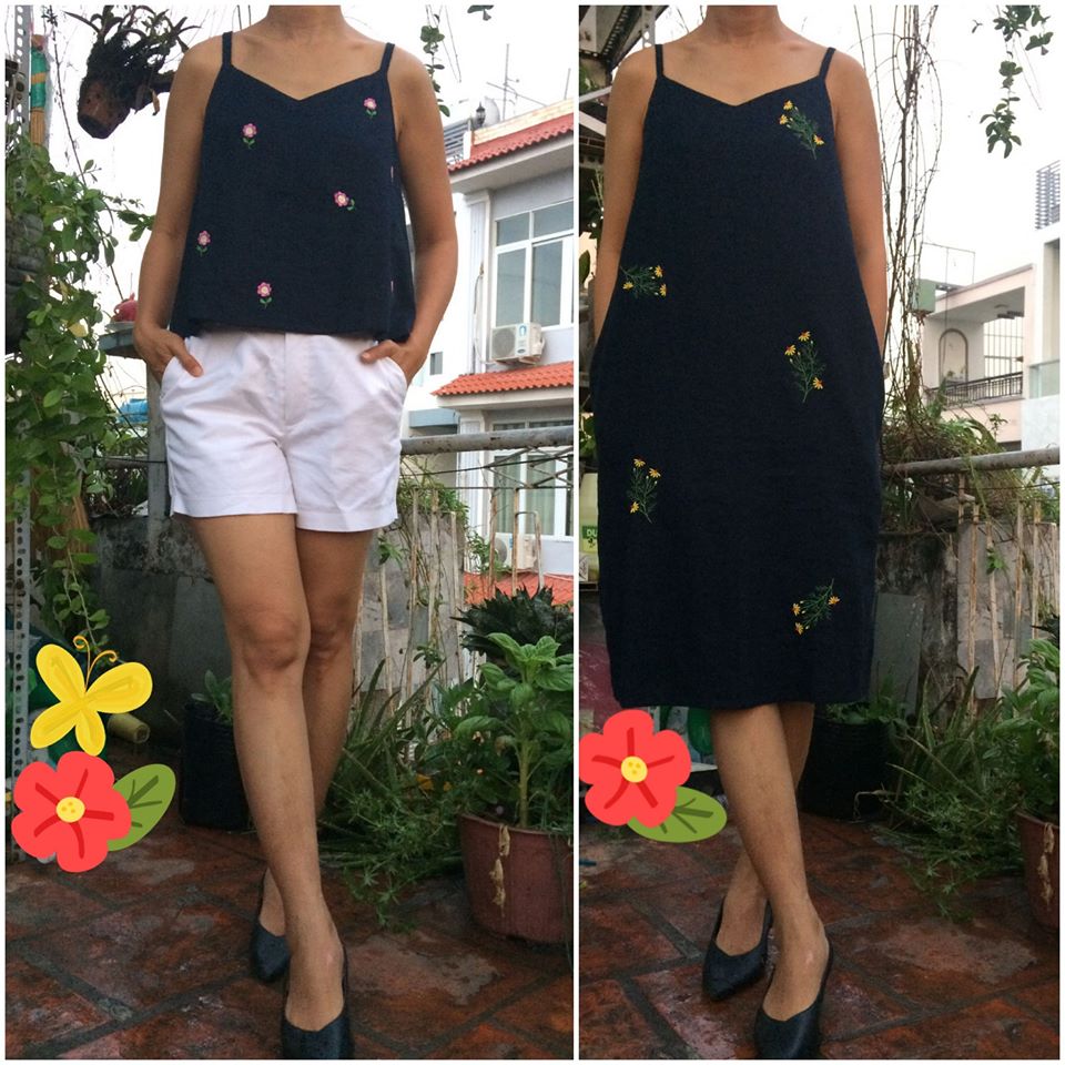 WW043 - Combo 3 mẫu áo dây ABC - NL / Đào Đức