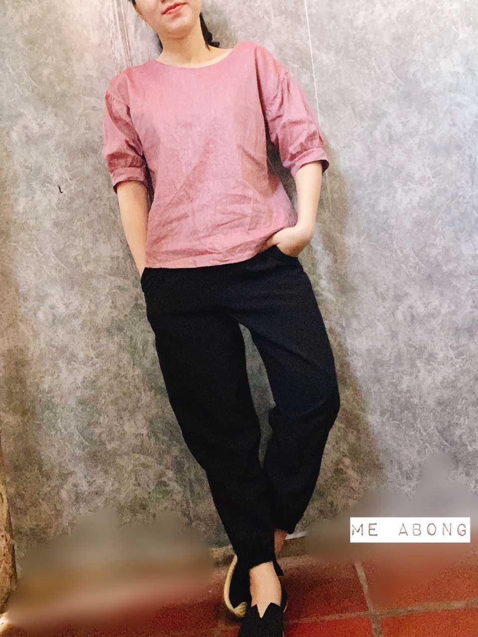 DC046 - Sơmi chui đầu + quần ống côn / An Coong
